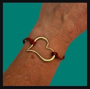 ETTIKA Heart Cord Tennis Bracelet